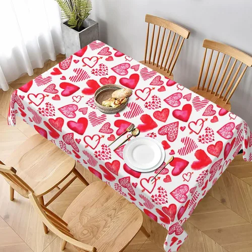 Miniatura 18 de AGAYNA 4th of July Tablecloth Round 60 Inch Blue Red White Patriotic Stars Table Cloth,Stain Resistance Independence Day Holiday Table Covers for