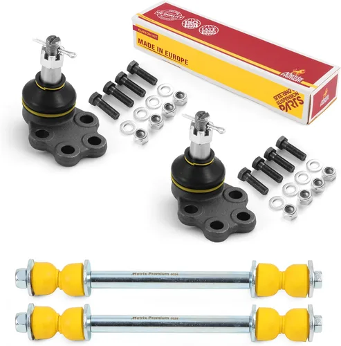 Miniatura 179 de Metrix Premium Chassis Parts - Juego de 4 piezas de articulación de rótula superior y barra estabilizadora delantera para Ford Ranger RWD 1998-2011
