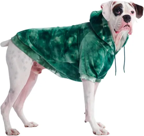 Miniatura 92 de Spark Paws Sudadera con capucha para perro, suéter de primera calidad para perros pequeños, medianos y grandes Trajes cálidos para bulldogs