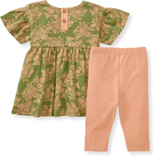 Miniatura 7 de Burt's Bees Baby Conjunto de camiseta y pantalón de manga corta para bebé, 100% algodón orgánico