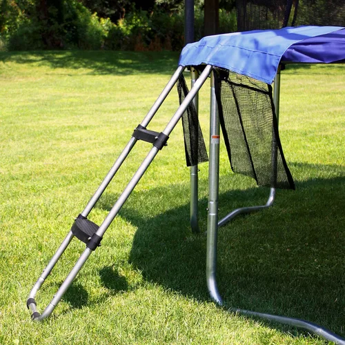 Miniatura 2 de Skywalker Trampolines Juego de accesorios de escalera lateral de escalón ancho - Azul