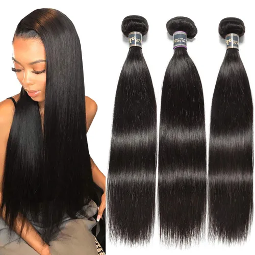 Miniatura 9 de Extensiones de cabello, liso, malasio, calidad 9A