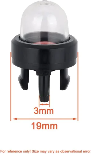 Miniatura 4 de Hipa Paquete de 5 bombillas de imprimación 503936601 para motosierra de motor pequeño McCulloch Husqvarna Poulan Echo Ryobi Homelite, motosierra