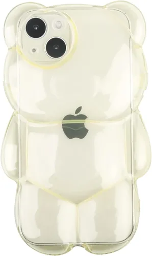 Miniatura 7 de Bear - Funda para teléfono compatible con el teléfono 11, bonita funda holográfica negra 3D con diseño de oso holográfico, a prueba de golpes, Kpop