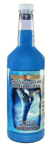 3 botellas extra grandes destruye brujería baño ARRASA Brujeria LAVAPISOS 32 OZ. - Magia espiritual Pagana Wicca