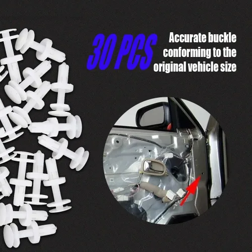 Miniatura 5 de 30 clips de retención para panel de puerta, sujetadores tipo empuje de agujero de 1/4 pulgadas, clip de repuesto 15960325, compatible con la mayoría