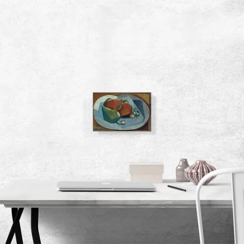 Miniatura 2 de ARTCANVAS Still Life With Fruits 1923 - Lienzo decorativo con marco estirado, póster de imagen giclée, decoración de pared por Juan Gris, 12 x 8