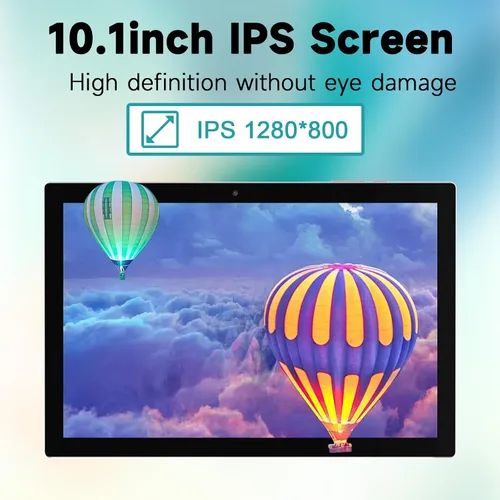 Miniatura 6 de Tableta de 10 pulgadas con teclado Android 15 (NO GO) Tabletas 2 en 1 Tableta 18GB RAM 128GB Soporta expansión de 2TB Tabletas incluyen estuche Azul