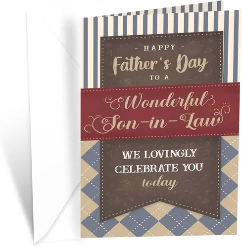 Miniatura 11 de Prime Greetings Tarjeta del día del padre, hecha en Estados Unidos, ecológica, tarjeta gruesa con sobre de primera calidad de 5 x 7.75 pulgadas