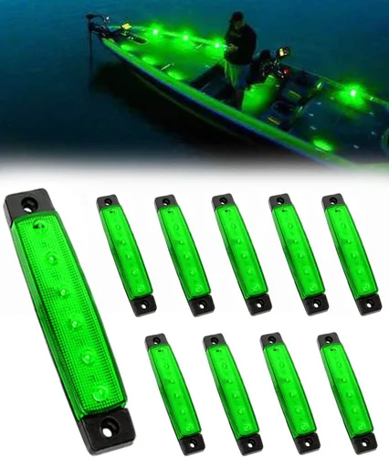 Miniatura 11 de Shangyuan Luces marinas para barco, luces interiores LED utilitarias para cubierta de cortesía, luz de cabina de popa de popa de 12 V, luces marinas