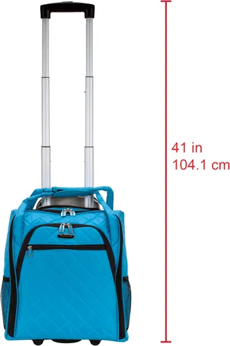 Miniatura 25 de Rockland Melrose - Maleta con ruedas, de porte vertical, para caber debajo del asiento, Rojo), BF31-RED