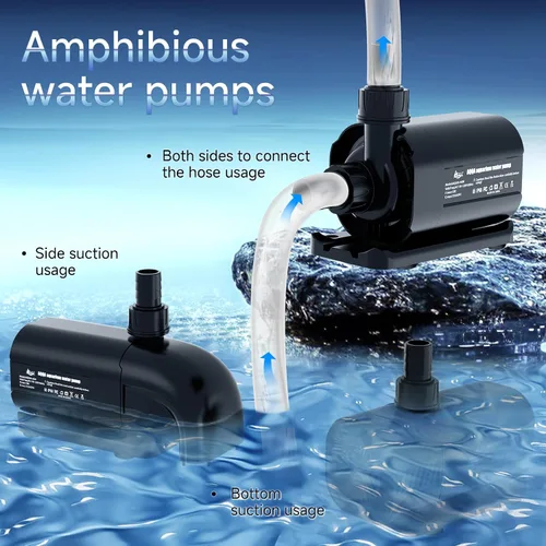 Miniatura 2 de AQQA Bomba de agua para acuario, bomba de retorno controlable con pantalla LCD, modo de flujo constante+modo de fabricación de ondas+modo
