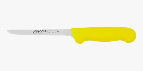 Arcos Cuchillo deshuesador de acero inoxidable nitrum de 6 pulgadas y hoja de 6.299 in. Cuchillo de carnicero profesional para cortar huesos de