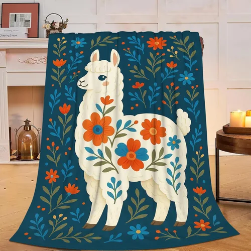 Miniatura 41 de Manta con diseño étnico de mapa tribal africano, diseño vintage de animales de safari africanos, manta suave y acogedora de vellón mullido, mantas