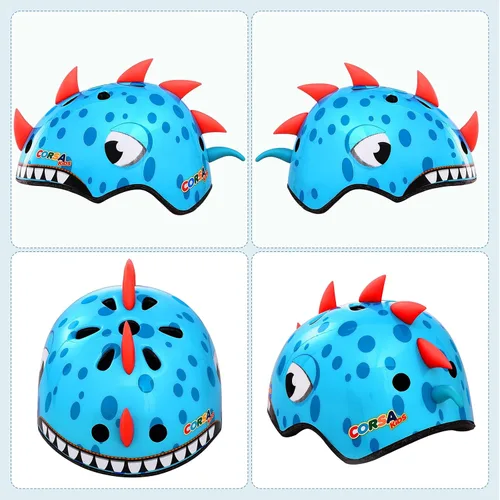 Miniatura 7 de Casco de bicicleta para niños, casco deportivo para niños de 2 a 4 años de edad, para auto equilibrado, triciclo, scooters, bicicleta y otros