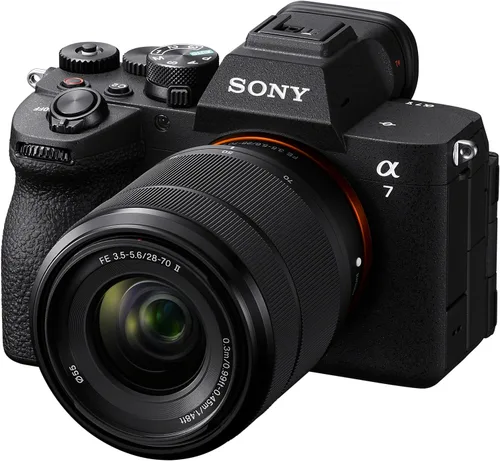 Miniatura 2 de Sony Cuerpo de cámara de marco completo sin espejo a7 V con kit de lente II de 1.102-2.756 in ILCE-7M5MB 33MP, 30 FPS, video 4K 120p AI AF, 7.5