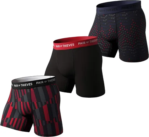 Pair of Thieves - Paquete de ropa interior súper ajustada para hombre, paquete de 3 calzoncillos tipo bóxer - exclusivos de Tienda