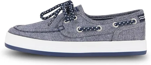 Miniatura 4 de Nautica Spinnaker - Mocasines casuales para niños con 2 ojos de encaje (niño pequeñoniño grande)