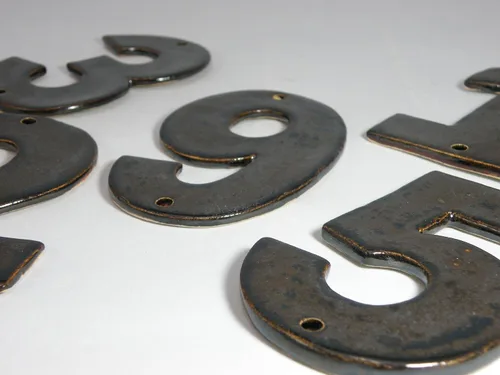 Miniatura 4 de Stoneware House Numbers, House Tiles, Ceramic house Address Numbers
