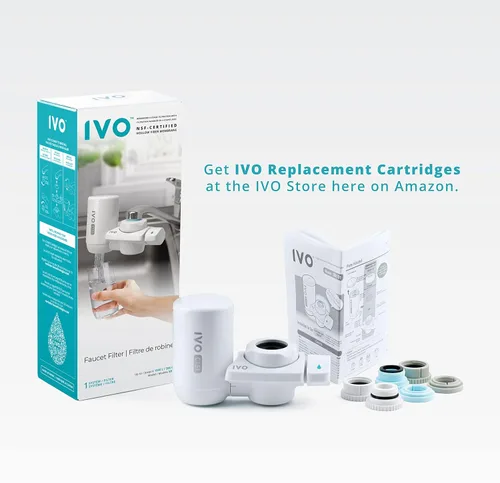 Miniatura 6 de Filtro de Agua IVO para Grifo de Lavabo – 4 Etapas con Tecnología de Microfiltración – Elimina Cloro, Óxido, Sedimentos y Contaminantes