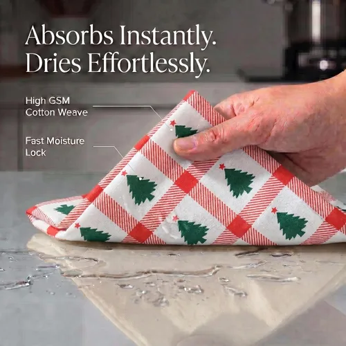 Miniatura 479 de Urban Villa Toallas de cocina 100% algodón para cocina (juego de 6) 20"x30" toallas de cocina altamente absorbentes, juego de ropa de cocina