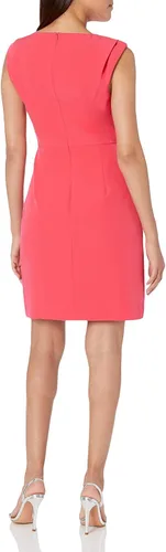 Miniatura 2 de Trina Turk Fiery - Vestido de manga casquillo con cuello en V para mujer