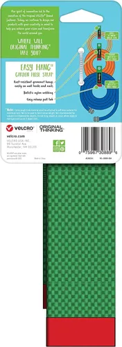Miniatura 8 de Velcro Brand Easy Hang - Organizador de manguera de jardín o cable de extensión. Soporta hasta 100 libras. Correas resistentes perfectas