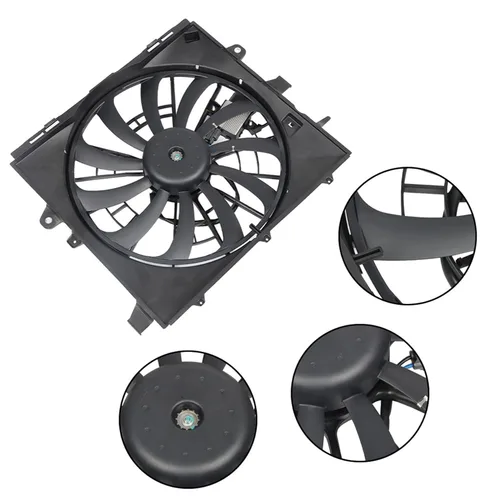 Miniatura 7 de WFLNHB Reemplazo del conjunto del ventilador de refrigeración del radiador para Cadillac ATS CTS 2013-2015