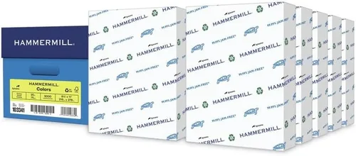 Miniatura 10 de Hammermill Papel de color, papel de impresora crema de 20 libras, 8.5 x 11-1 resma (500 hojas), fabricado en los Estados Unidos, papel pastel