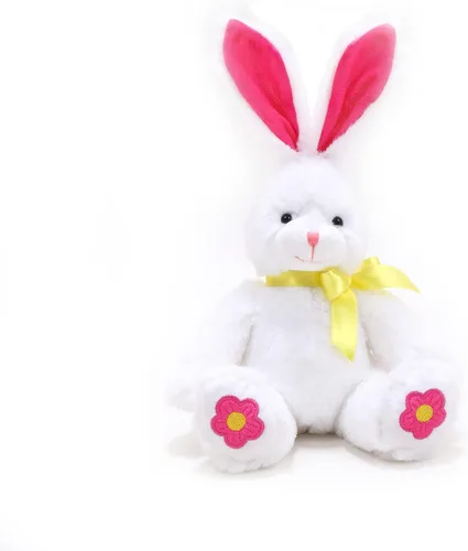 Miniatura 5 de Plushland Conejito de Pascua, suave y encantador conejo de zanahoria de primavera, juguete de peluche para niños y niñas, decoración de Pascua, Beige