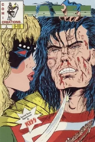 T.A.S.E.R. #2 VF; cómic Creations cómic | KISS Gene Simmons Guest Star TASER