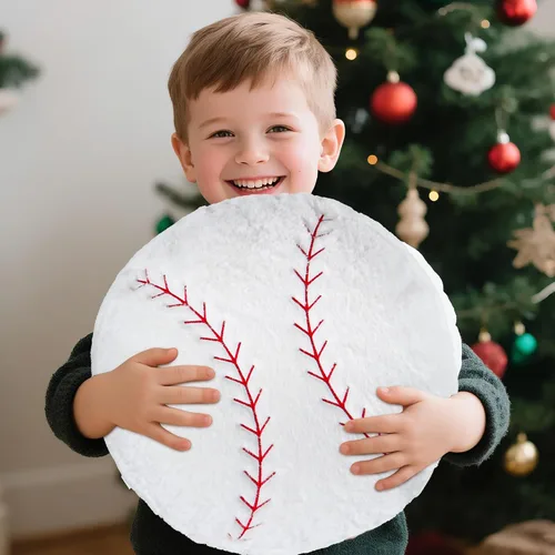 Miniatura 8 de Wepop Almohada de béisbol esponjosa de 18 pulgadas, almohadas de béisbol suaves, almohada de pelota deportiva, juguete de peluche para decoración
