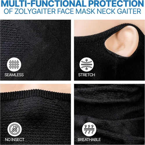 Miniatura 3 de Pasamontañas para la cara y el cuello, máscara para correr para hombres y mujeres Protección solar UV sin estaciones