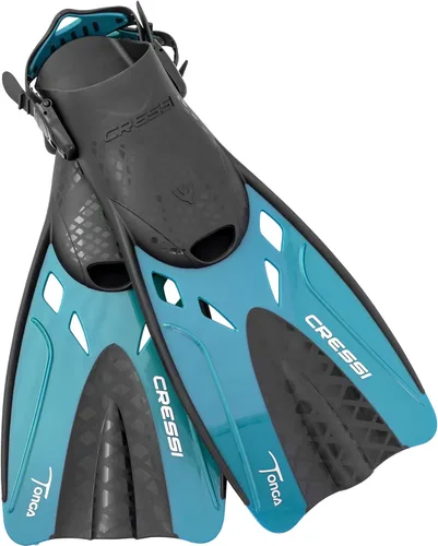 Miniatura 5 de Cressi Adult Complete Snorkeling Set (Mask, Dry Snorkel, Adjustable Fins) - Lightweight Traveling Equipment - Tonga Pro Dry Set: Designed in Italy