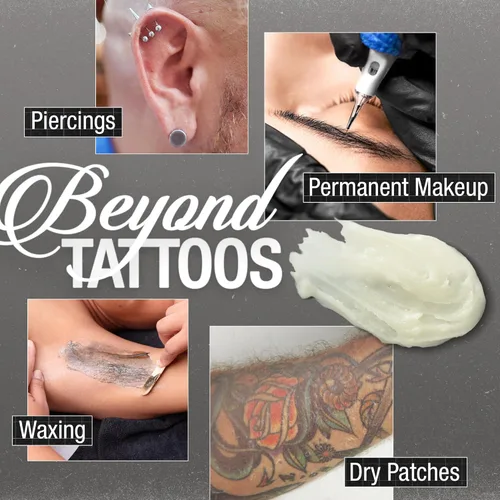 Miniatura 6 de Ebanel Bálsamo para tatuajes de 6 onzas, crema de cuidado posterior de tatuajes de alta calidad, abrillantador de tinta que mejora