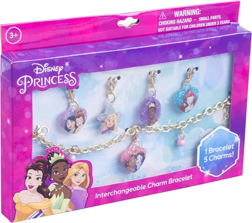 Miniatura 8 de LUV HER Juego de caja de abalorios para niñas con 1 pulsera y 5 dijes intercambiables, a partir de 3 años