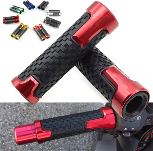 Miniatura 7 de Motorcycle 7/8" 22mm Aluminum Anti-Slip Handle Bar Handlebar Hand Grips for Yamaha FZ8 2010-2016 2011 2012 2013 2014 2015 FZ 8