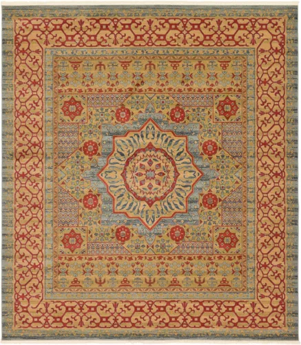 Miniatura 34 de Unique Loom Palace Collection - Alfombra Saray (2 pies x 3 pies 1 pulgada, rectangular, crema/marrón claro)