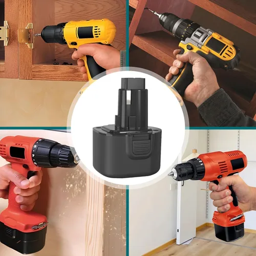 Miniatura 9 de CREABEST Paquete de 2 baterías de repuesto para Dewalt DW9052 DE9062 de 9.6 voltios 3500mAh Ni-MH DW9062 DW926 DW955 DW9061 compatible con Black &