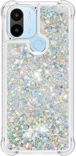 Miniatura 57 de Glitter Sparkle Moving Quicksand Flowing Cover para Xiaomi Redmi Note 10S Bling Liquid Clear Star Heart Silicona Bumper Funda transparente de goma a