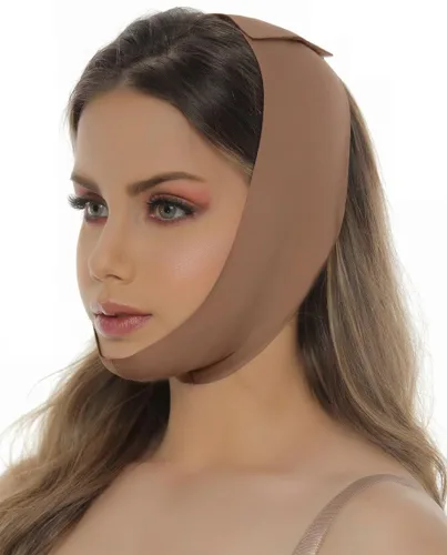 Miniatura 4 de Cinturón reductor facial de doble mentón para la cara, compresión lipo, envoltura facial después de la cirugía, adelgazante y tonificante máscara