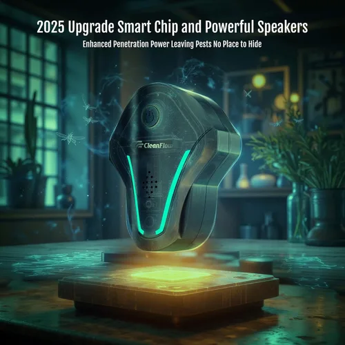 Miniatura 7 de Repelente ultrasónico para interiores mejorado 2025 – 3 modos de control de plagas para roedores, cucarachas, ratones, insectos, mosquitos, arañas