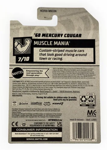 Miniatura 2 de Hot Wheels '68 Mercury Cougar