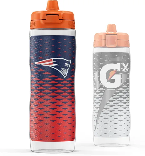 Miniatura 31 de Gatorade Gx NFL - Botellas antideslizantes para apretar, 30 onzas líquidas, sistema de hidratación Gx