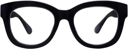 Miniatura 7 de AMOMOMA Anteojos de lectura retro de gran tamaño para mujer, bloqueo de luz azul, lectores de computadora, bisagra de resorte AM6003 C7 azul+c8