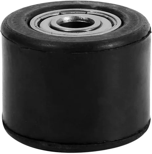 Miniatura 4 de Rueda de polea tensor de cadena de goma y hierro, negro, diámetro interior: 0.315 in, diámetro externo: 1.4 in, para moto de cross