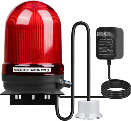 Alarma de bomba de sumidero, alta detección de fugas de agua, con alarma fuerte de 110 dB e indicador LED, cable de sonda de 5 pies, adecuado para