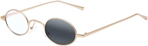 Miniatura 3 de Gafas de lectura fotocromáticas de transición fina con marco redondo de metal vintage para hombres y mujeres