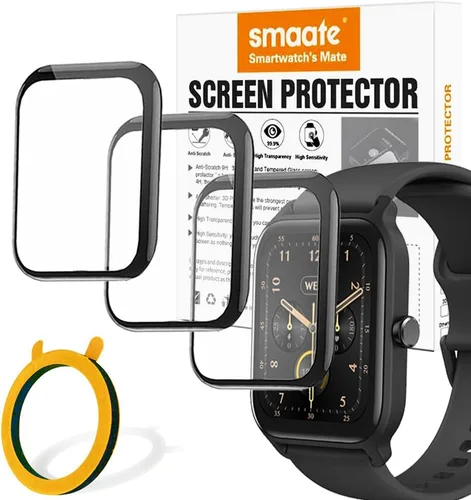 Miniatura 3 de Protector de pantalla para IDW13 IDW15 IDW19, compatible con TOOBUR, VRPEFIT, Konitee, Gydom, IDW19 MILOUZ, TMHAI 1.8/'' VERYFIT Smart Watch, TPU