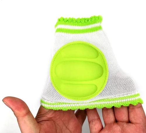 Miniatura 4 de 3 pares de rodilleras para gatear Protector de seguridad ajustable transpirable impermeable, rodilleras elásticas para bebés, niños pequeños
